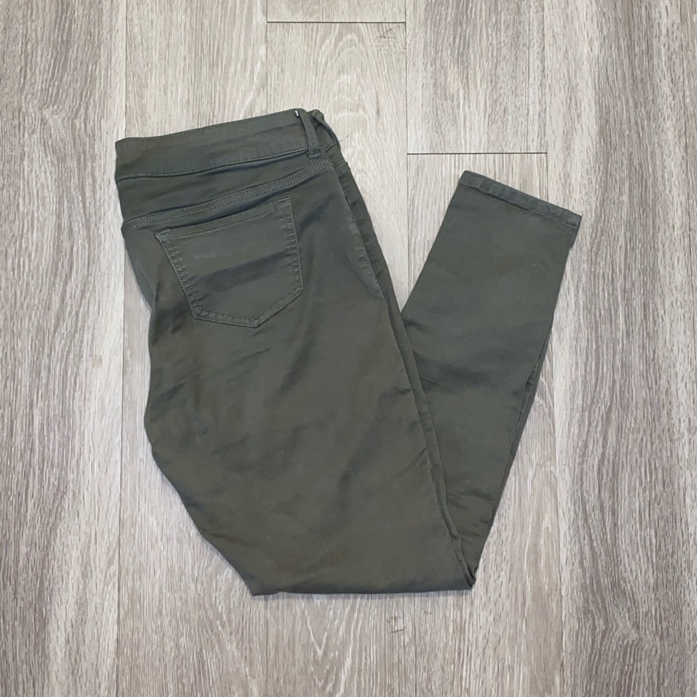 Maurices Olive Green Jeggings
